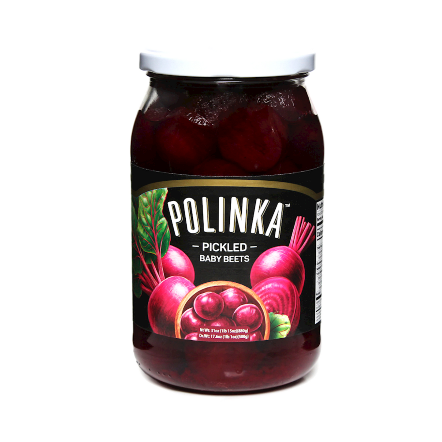 POLINKA Pickled Baby Beets 880g