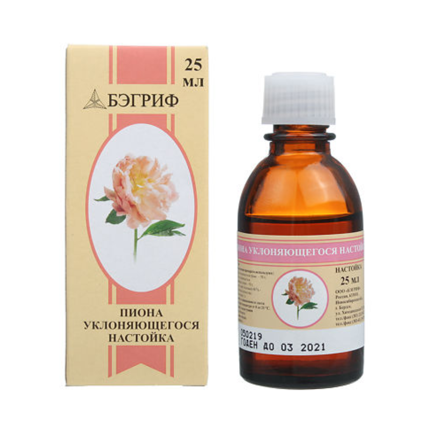 Peony Tincture, 25ml