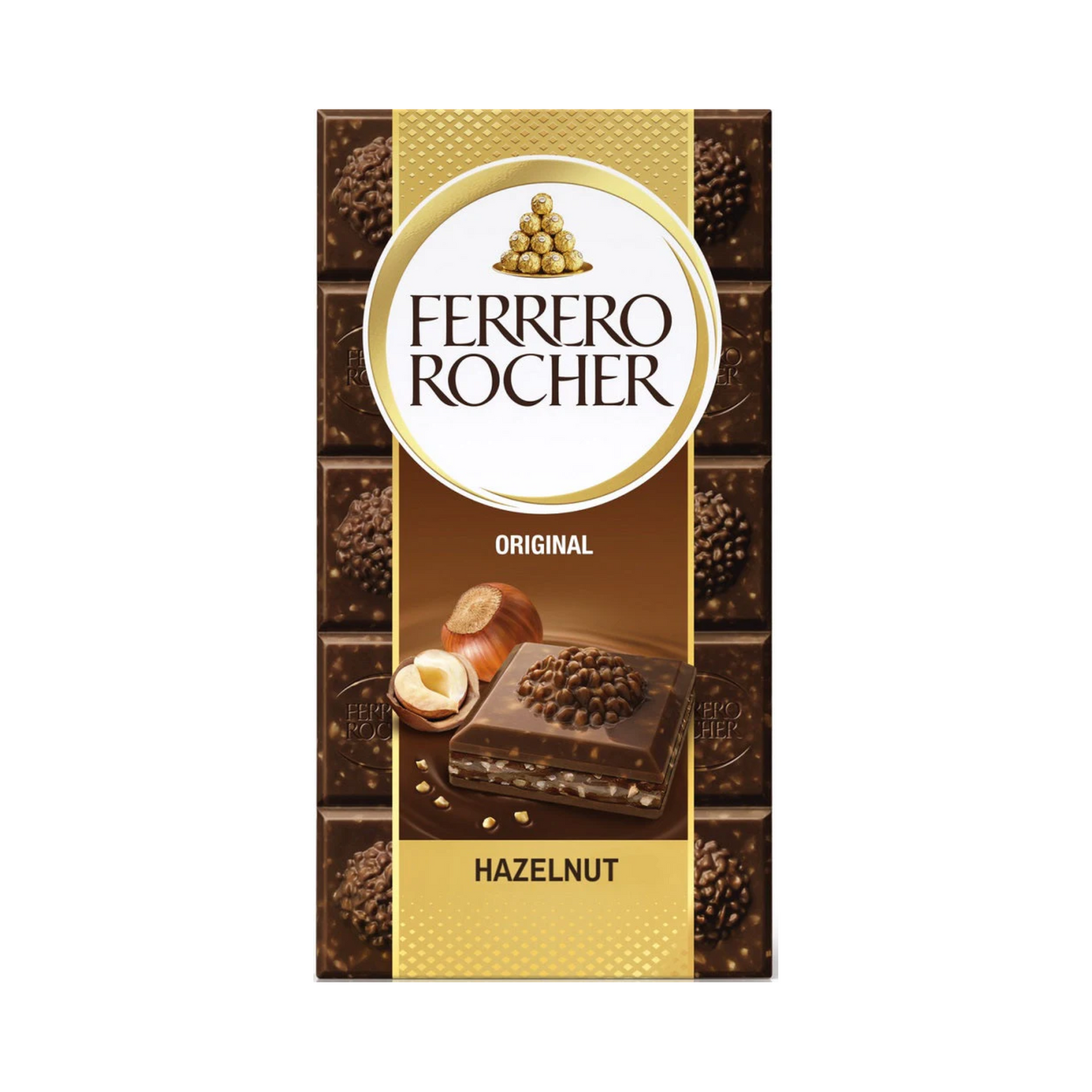 FERRERO Original Chocolate Bar with Hazelnut 90g