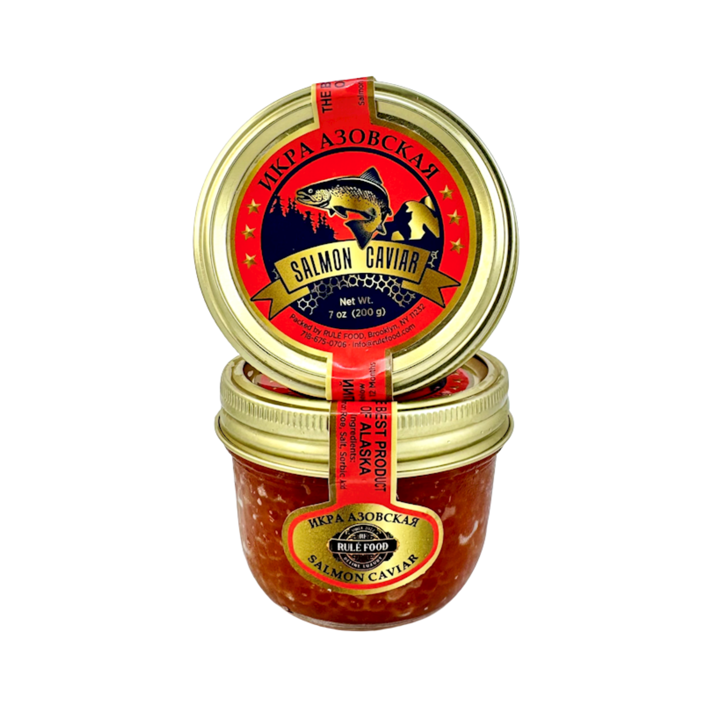 RF Azovskaya Salmon Red Caviar, 200g
