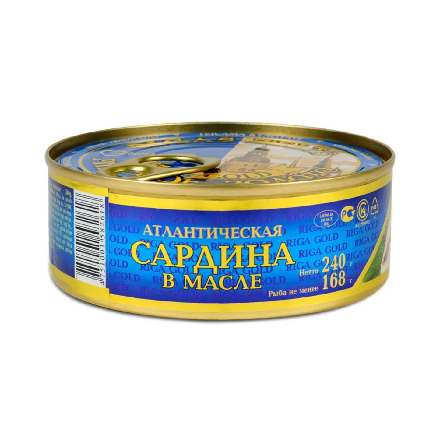 RIGA GOLD Sardines in Oil, 240g