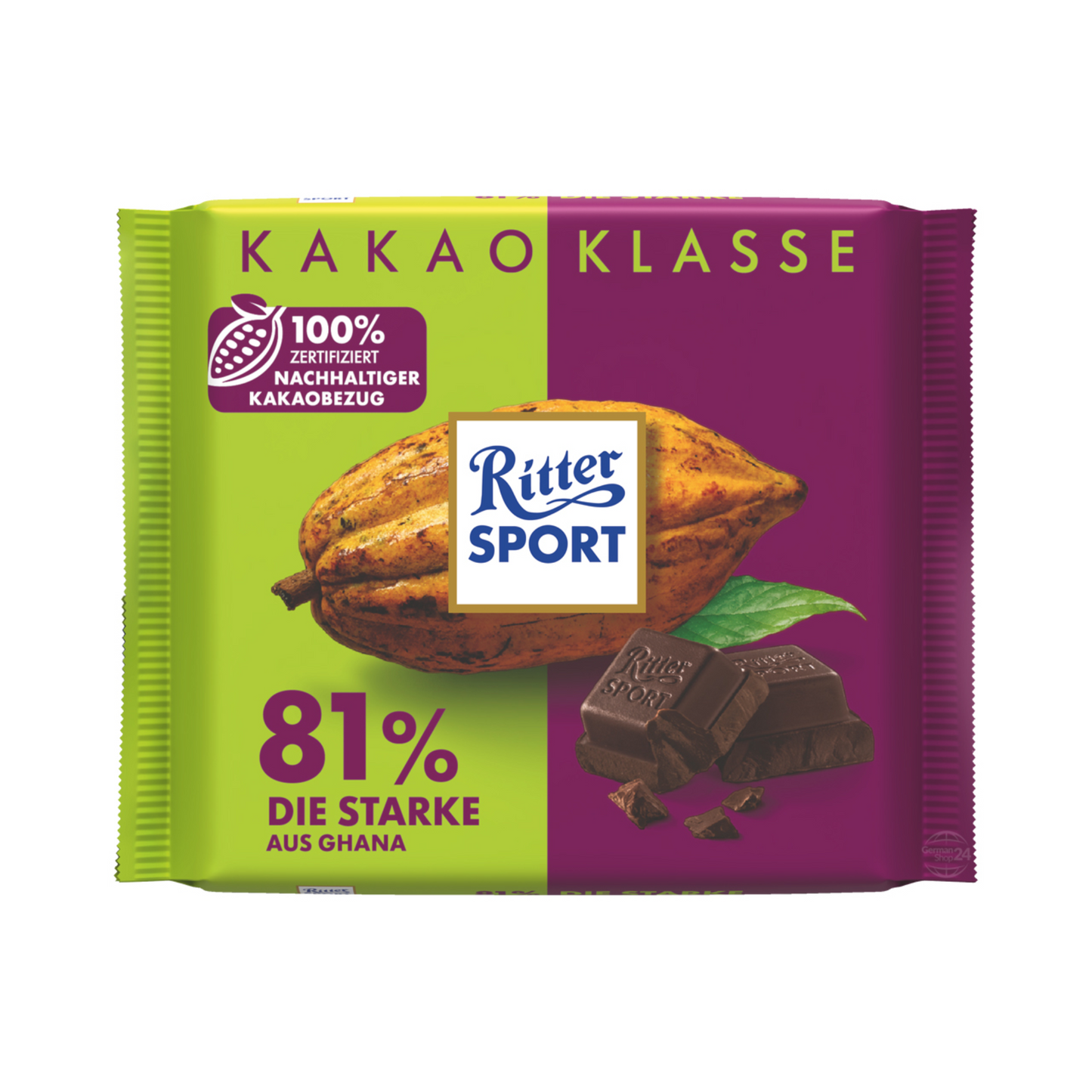 RITTER SPORT Die Starke 81% 100g