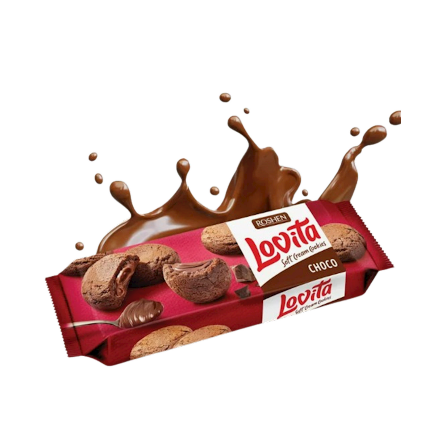 ROSHEN Cookies Lovita with Soft Cream Cocoa, 127g