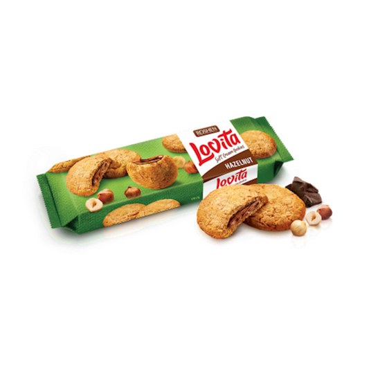 ROSHEN Cookies Lovita with Soft Cream Hazelnut, 127g