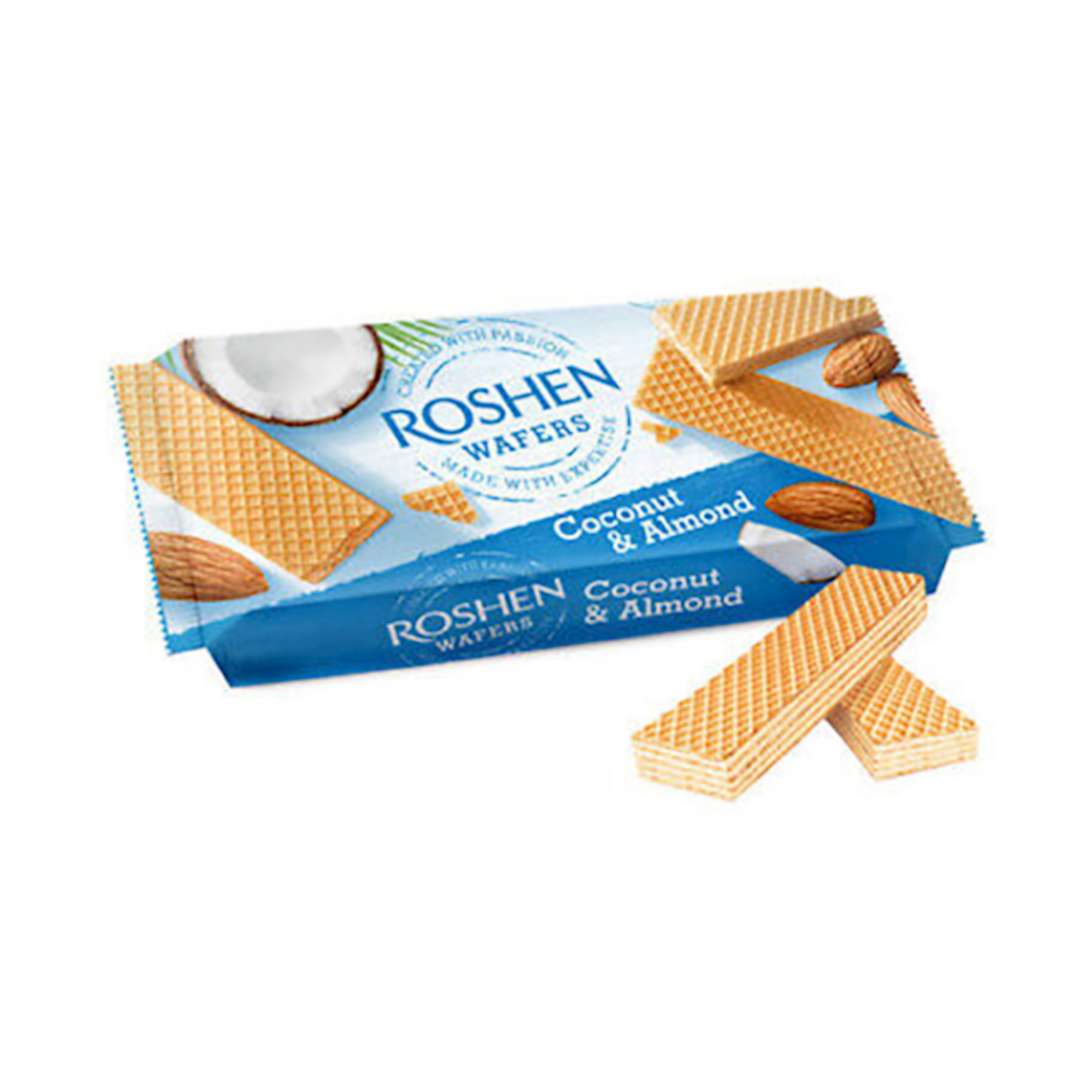 ROSHEN Wafers Coconut and Almond, 216g