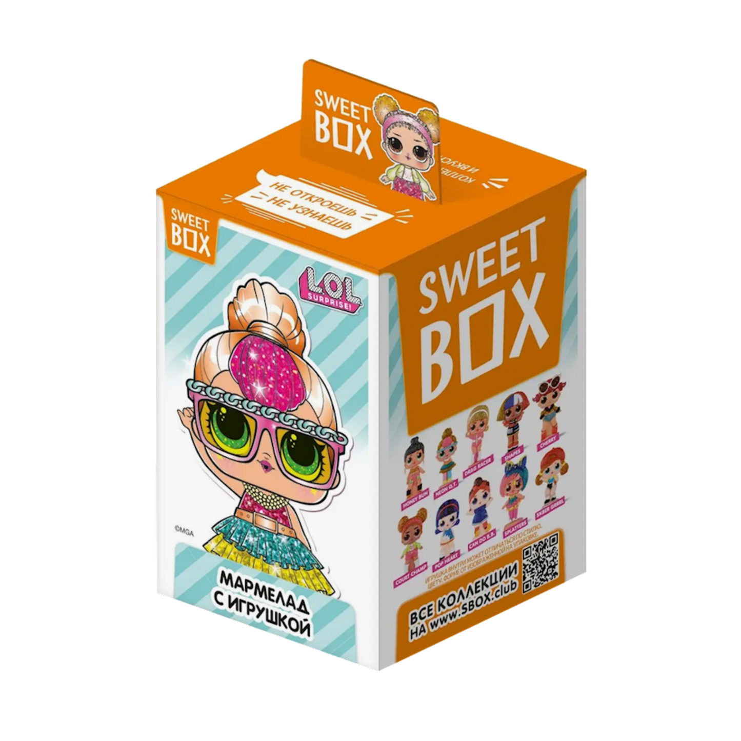 SWEET BOX Fruit Jelly Marmalade "Lol-3" with Toy, 10g