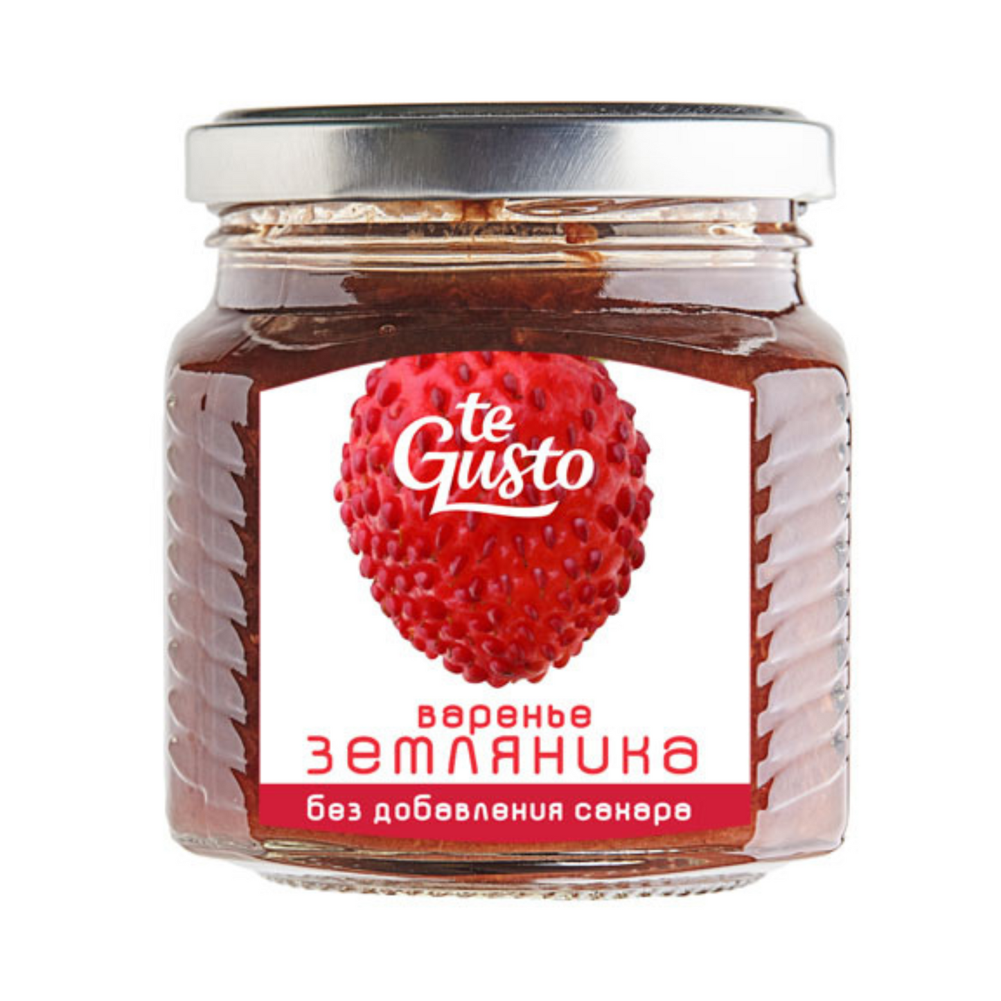 TE GUSTO Sugar Free Strawberry Preserve (Zemlyanika Sadovaya) 300g
