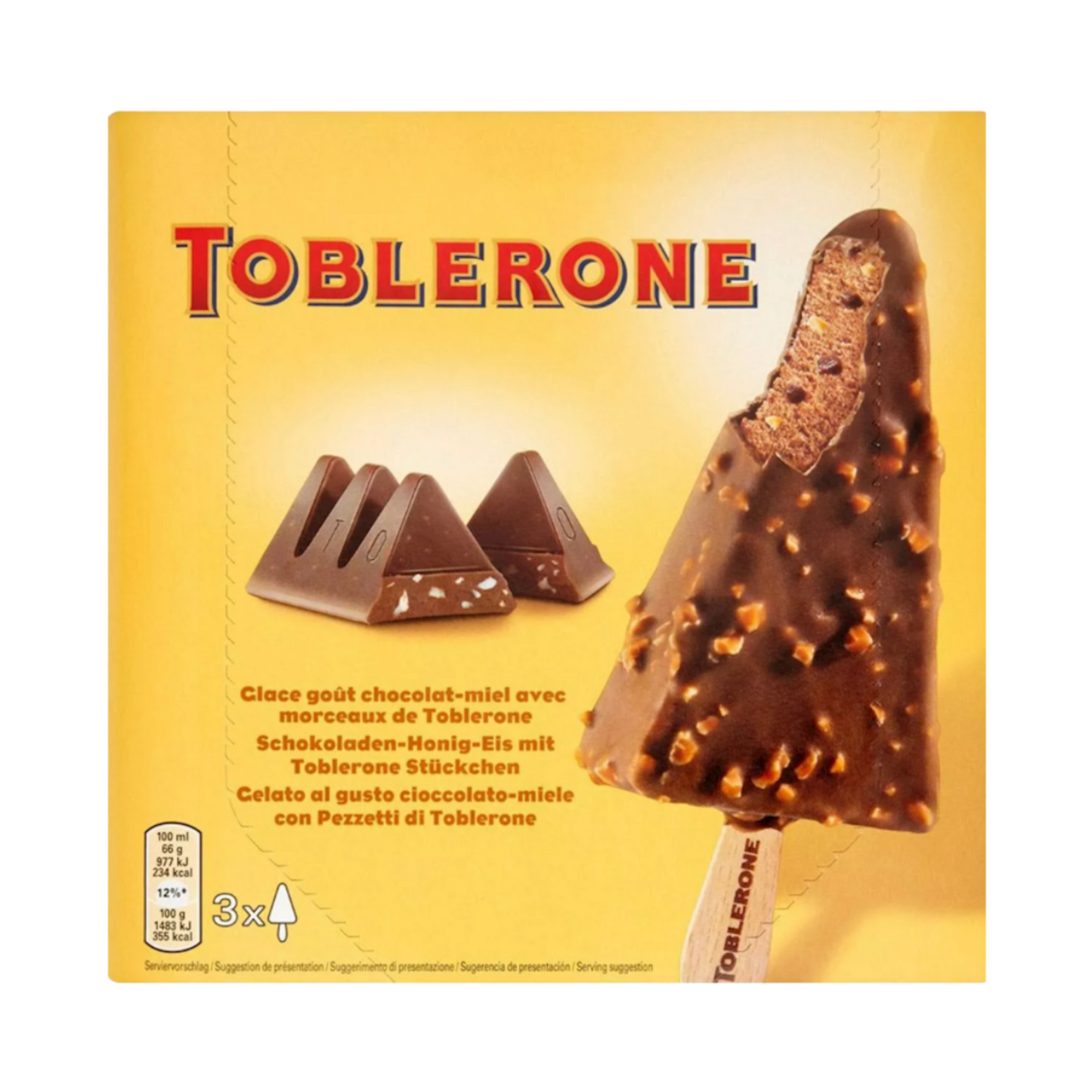 TOBLERONE Ice Cream, 3x270ml