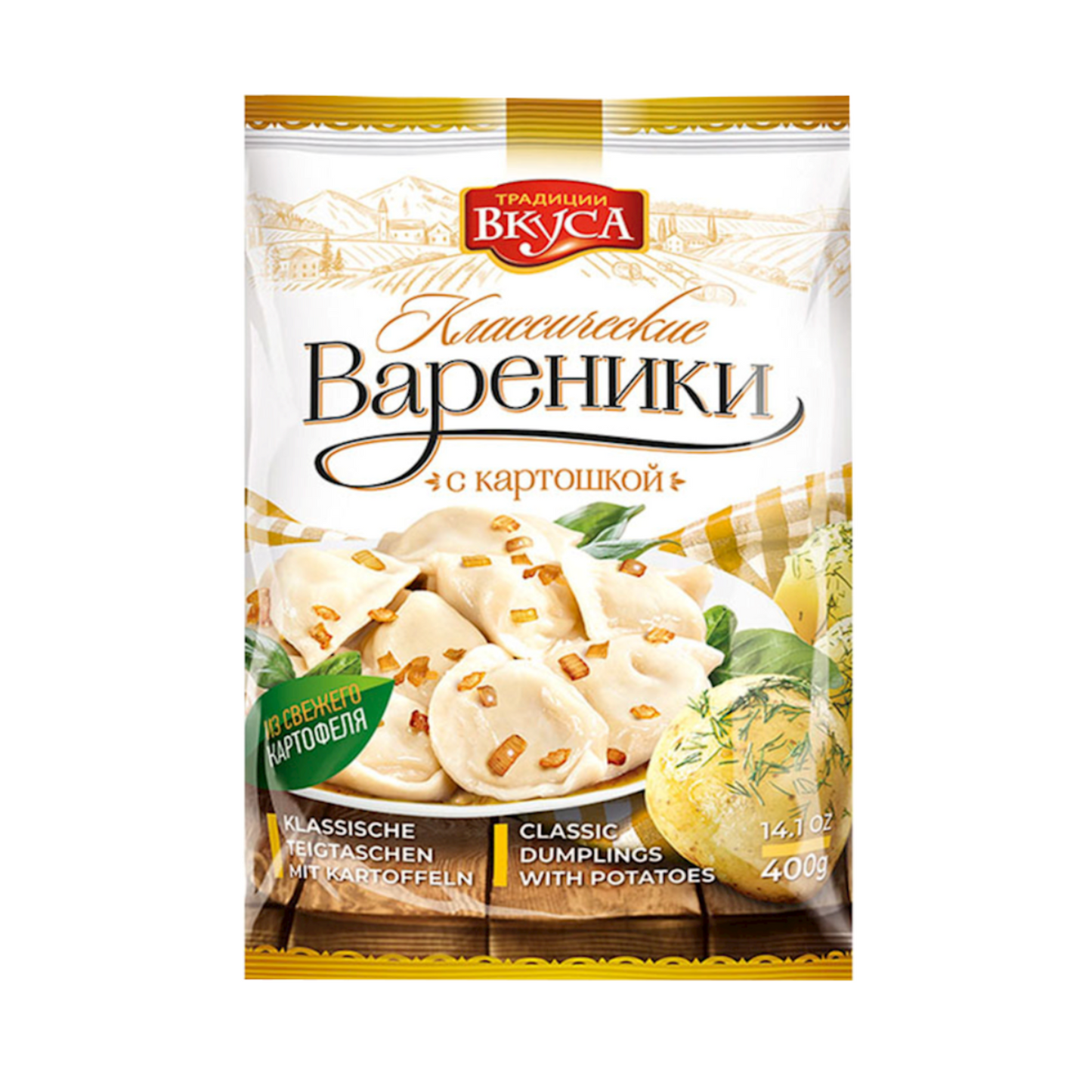 TRADITSII VKUSA Pierogies with Potato 400g