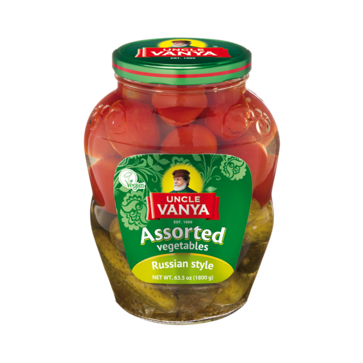 UNCLE VANYA Assorted Tomatoes & Cucumbers Russian Style 1800g