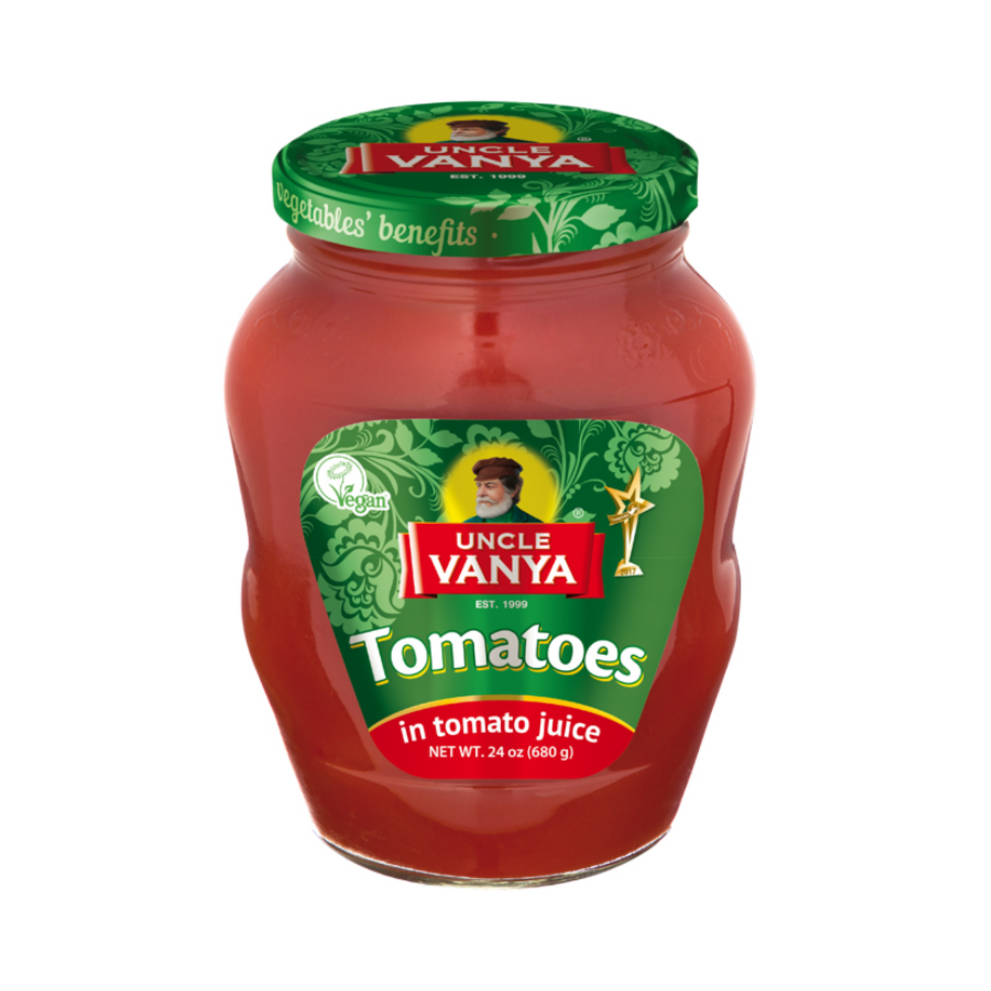 UNCLE VANYA Tomatoes In Tomato Juice 680g