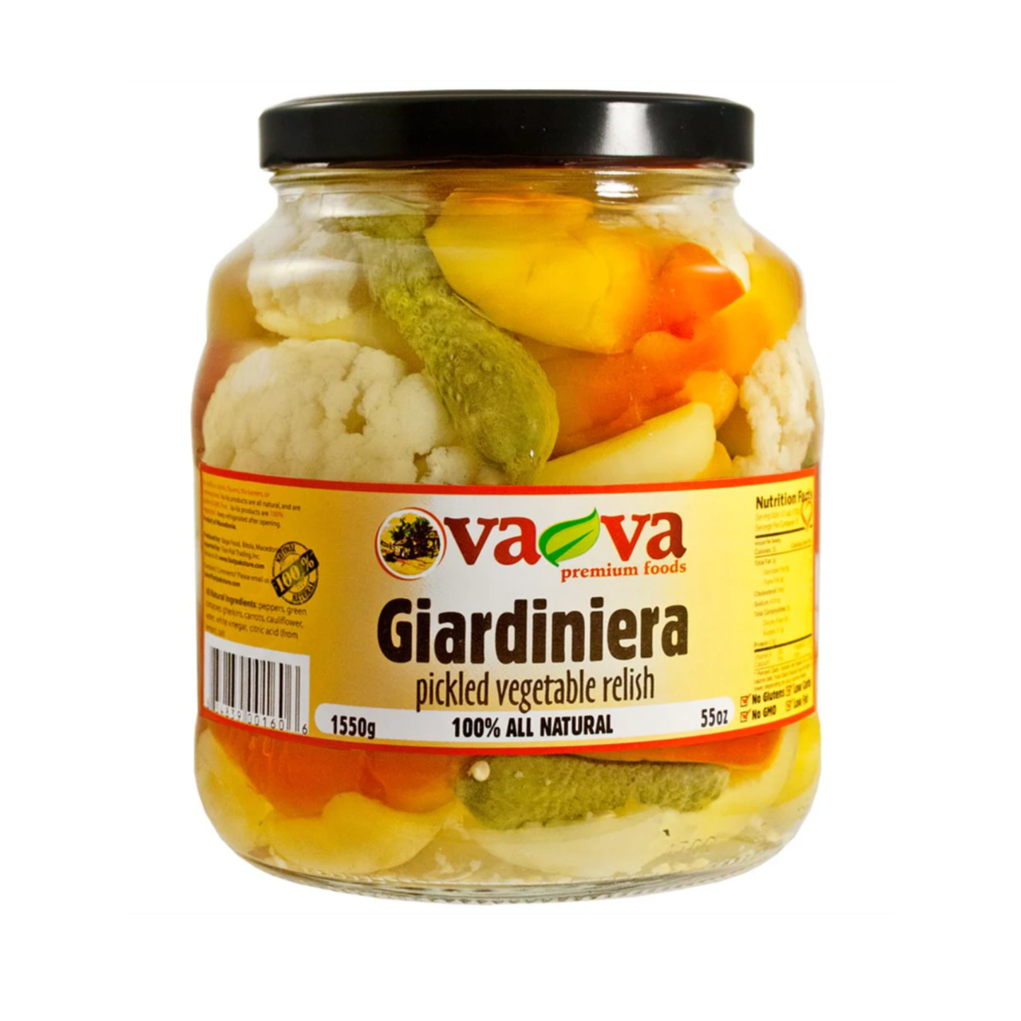 VA-VA Giardiniera Pickled Vegetable Relish, 1550g