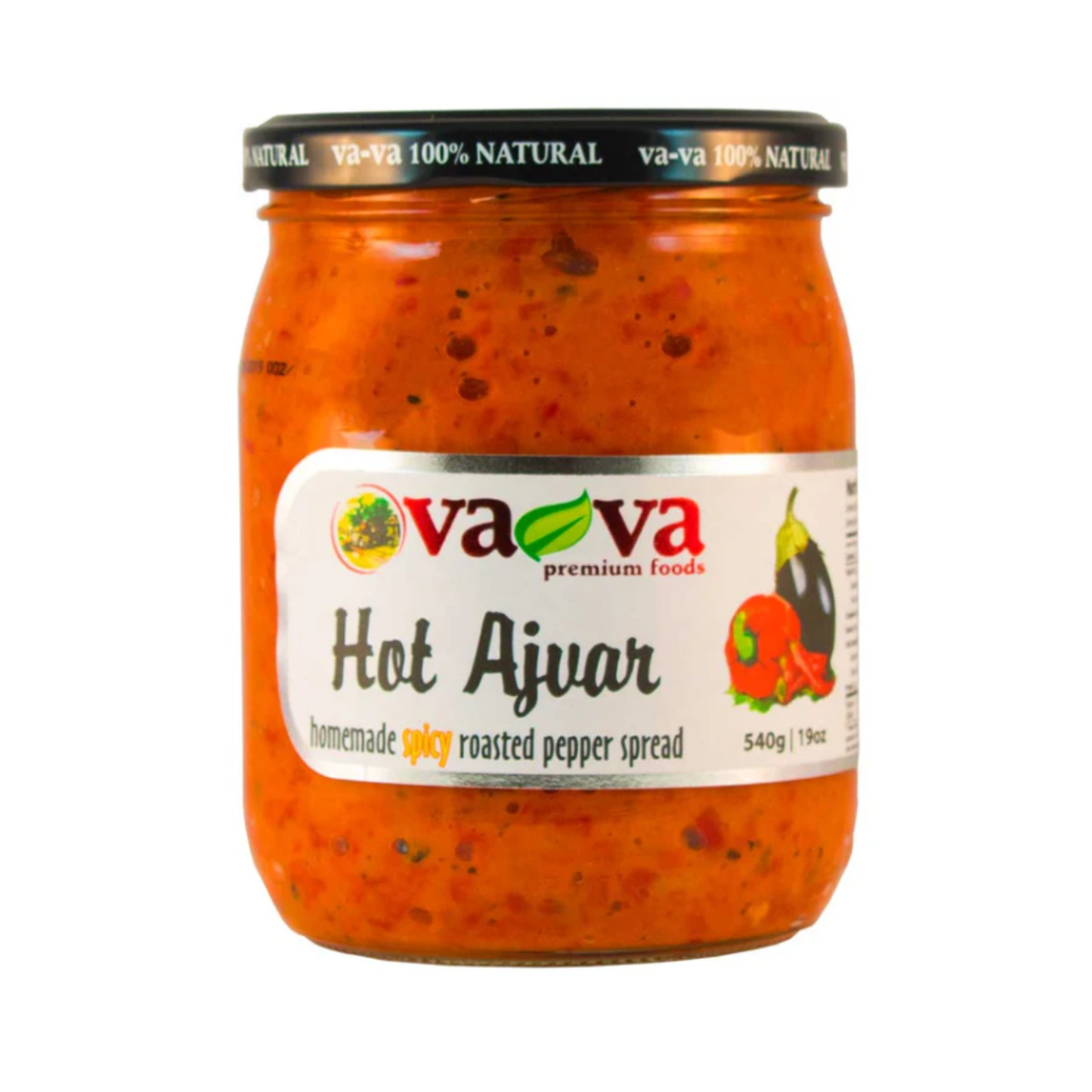 VA-VA Homemade Hot Ajvar, 520g