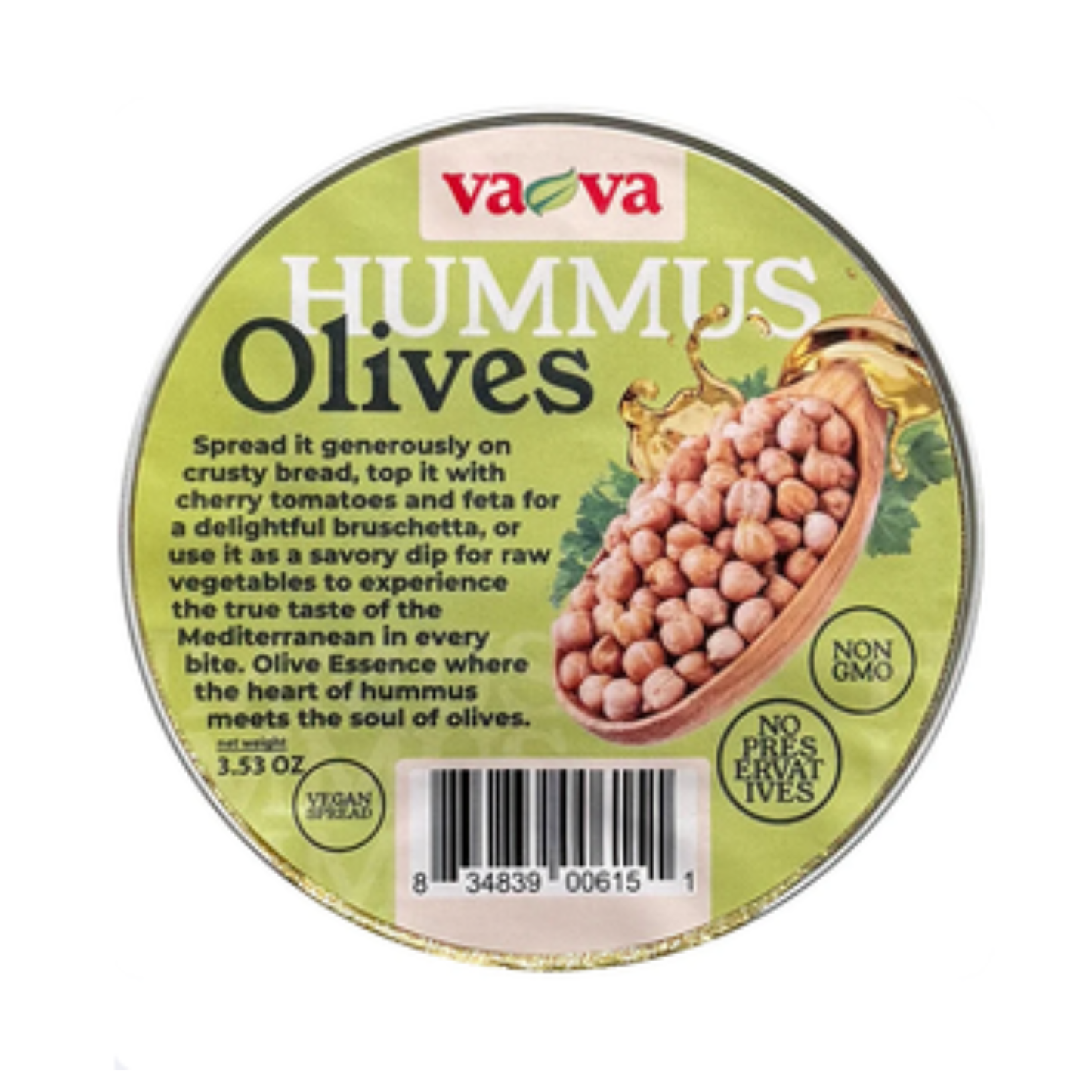 VA-VA Hummus with Olives, 100g