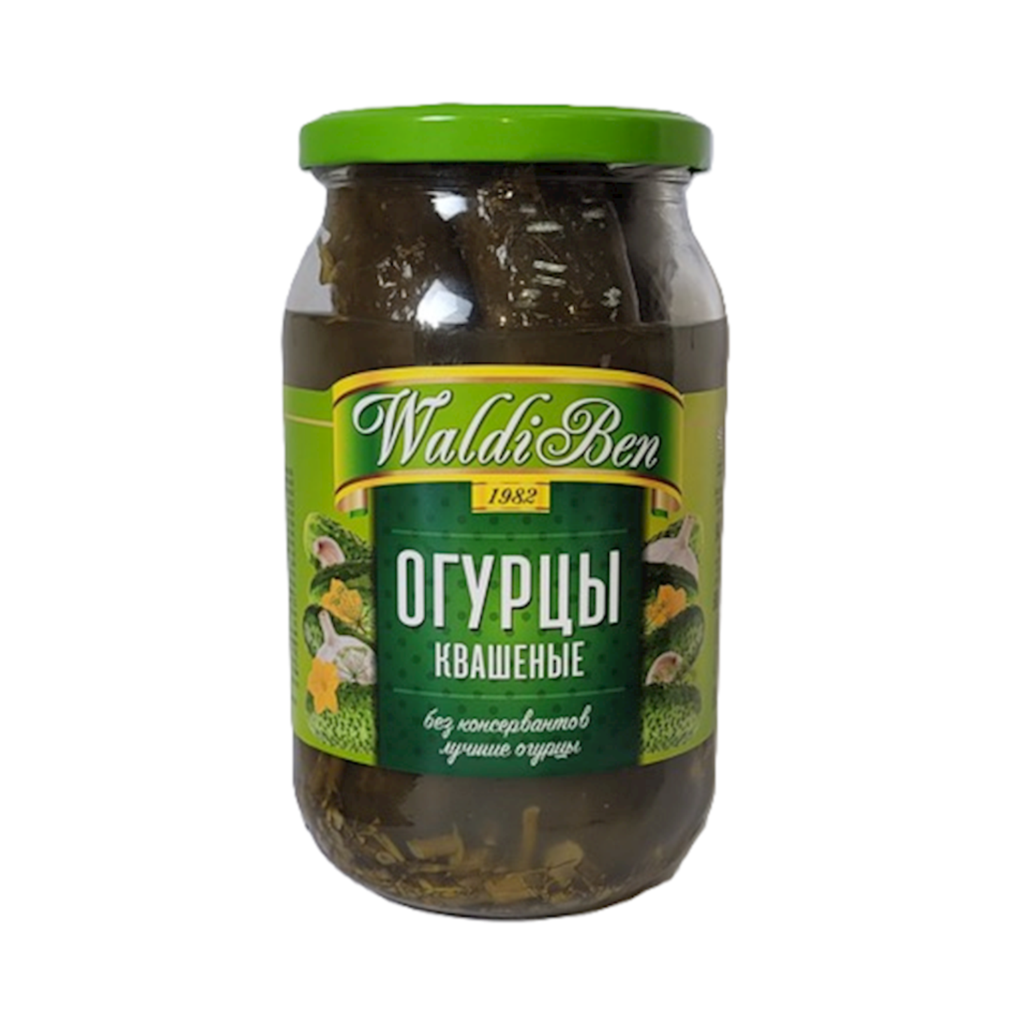 WALDI-BEN Cucumbers in Brine, 900g