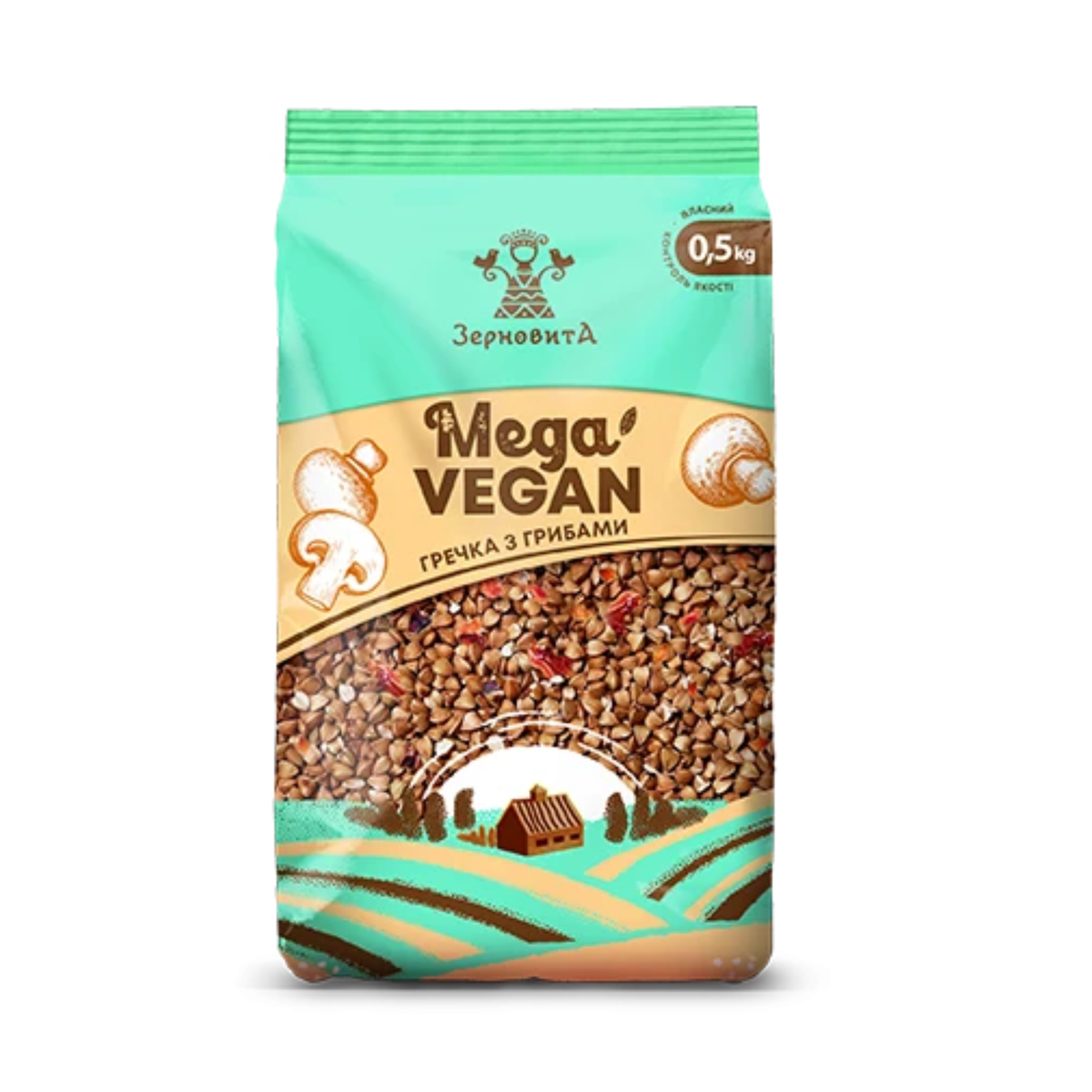 ZERNOVYTA Buckwheat with Mushrooms and Vegetables, 500g