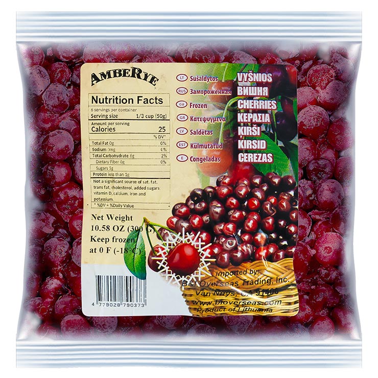 AMBERYE Вишня, замороженная, 300г