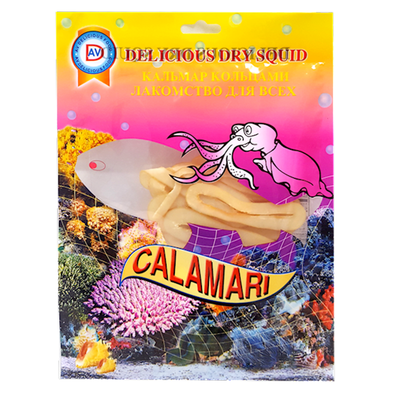 AV DELICIOUS Кальмар кольцами, 50г
