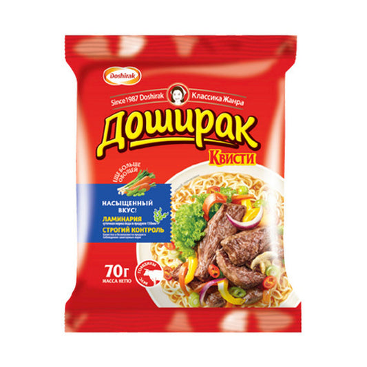 ДОШИРАК Лапша быстрого приготовления, говядина, 70г