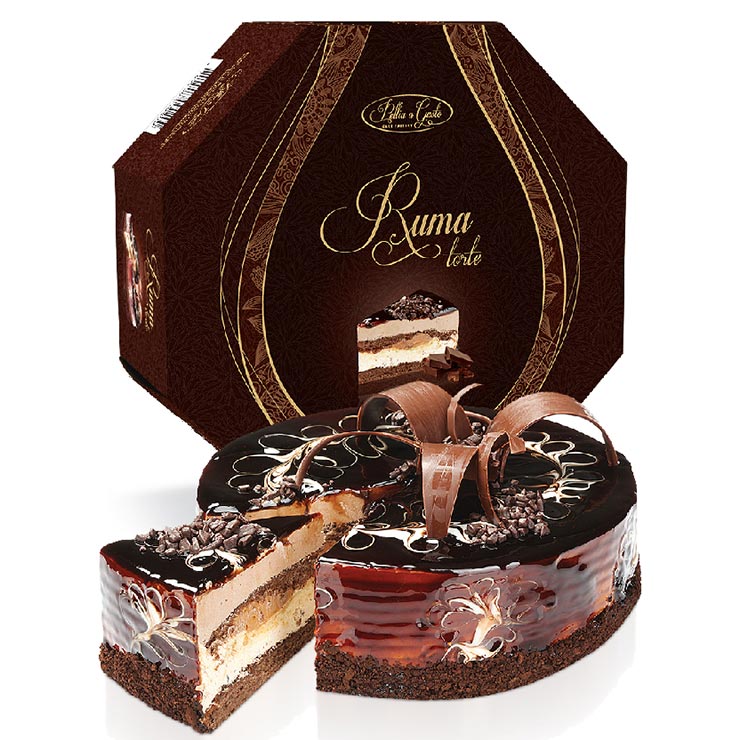 PELLIA A GUSTO Rum Cake, Frozen, 1000g