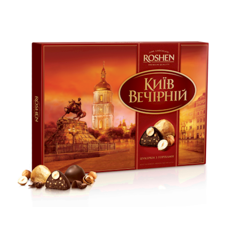 ROSHEN Kiev Vecherny Chocolate Candy Box, 352g