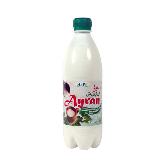 2LIFE Ayran Naturally Carbonated Yogurt Drink 1% Mint, 500ml