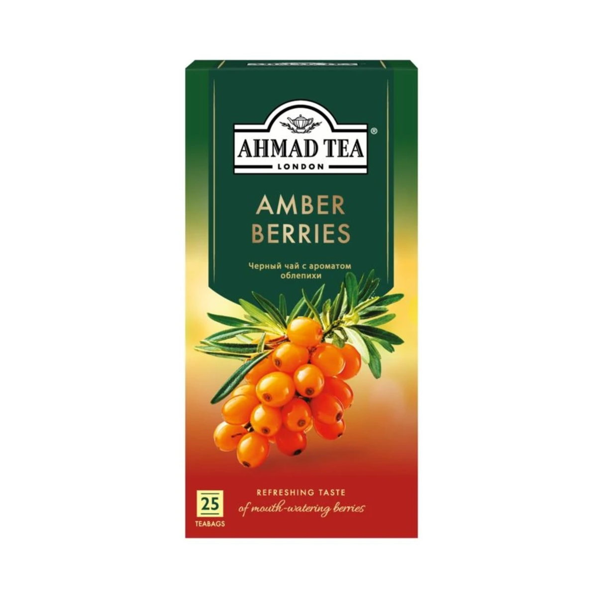 AHMAD Black Tea Amber Berries, 25 tb