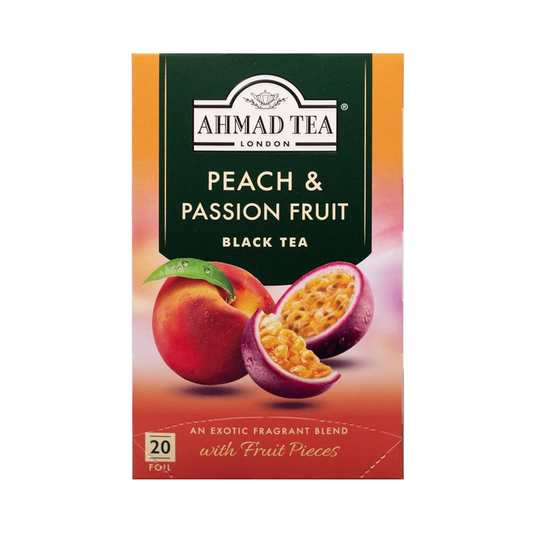AHMAD Black Tea Peach & Passion Fruit, 20 tb