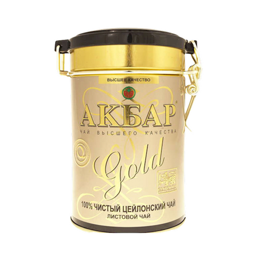 AKBAR Ceylon Black Tea Gold Tin, 450g