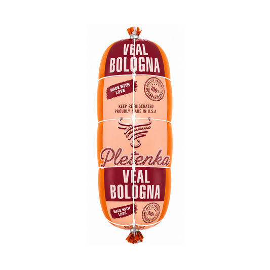 ALEF (Pre-Pk) Pletenka Veal Bologna, by lb