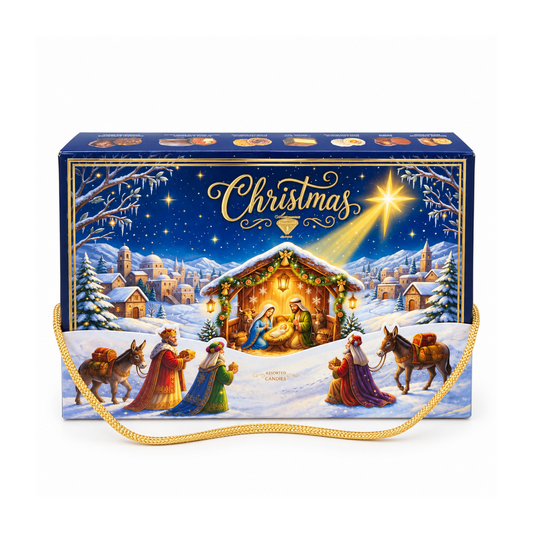 AMETIST Christmas Chocolate Candy Box, 500g