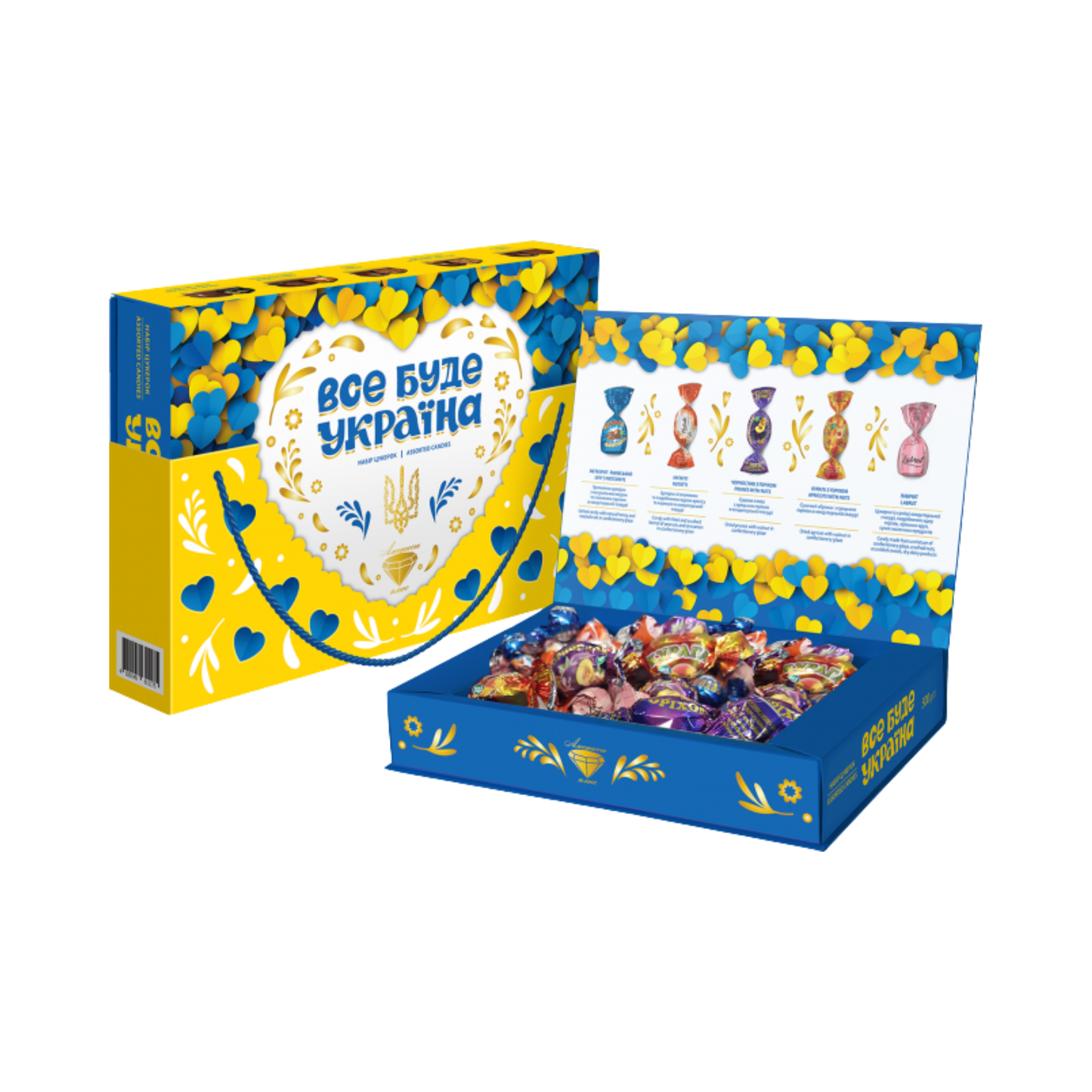 AMETIST Everything will be Ukraine Chocolate Candy Box, 500g