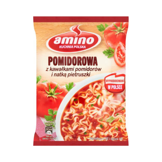 AMINO Instant Tomato Noodles Soup, 61g