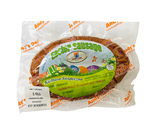 ANDY'S DELI Deli (Pre-Pk) Easter Kielbasa Sausage, by lb