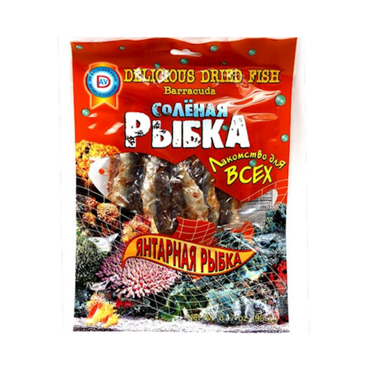 AV DELICIOUS Dried Fish "Yantarnaya", 90g