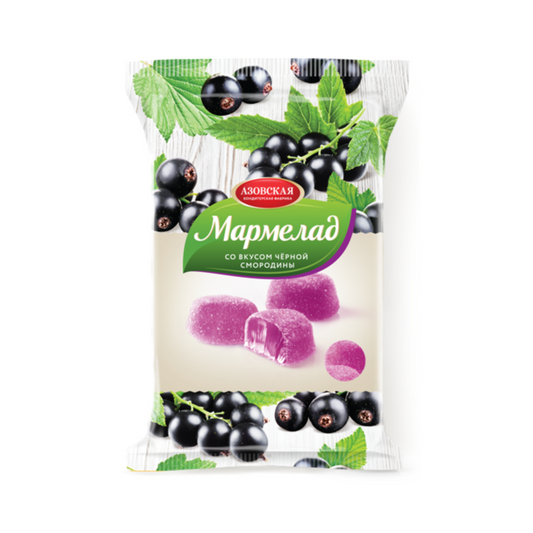 AZOVSKAYA Blackcurrant Marmalade, 300g