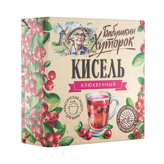 BABUSHKIN HUTOROK Cranberry Kissel, 180g