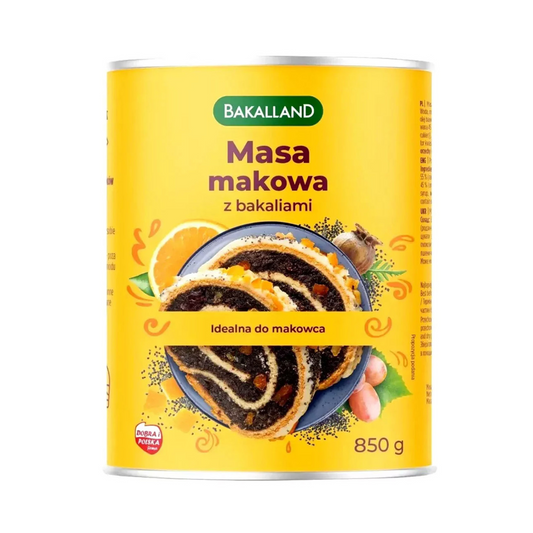 BAKALLAND Filling Poppy Seeds with Dry Fruits 850g