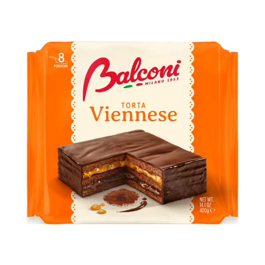 BALCONI Viennese Apricot and Chocolate Cake, 400g