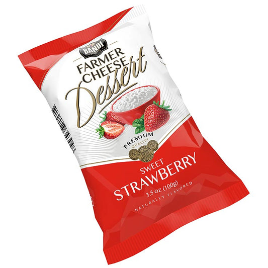 BANDI Farmer Cheese Dessert Strawberry Flavor, 100g