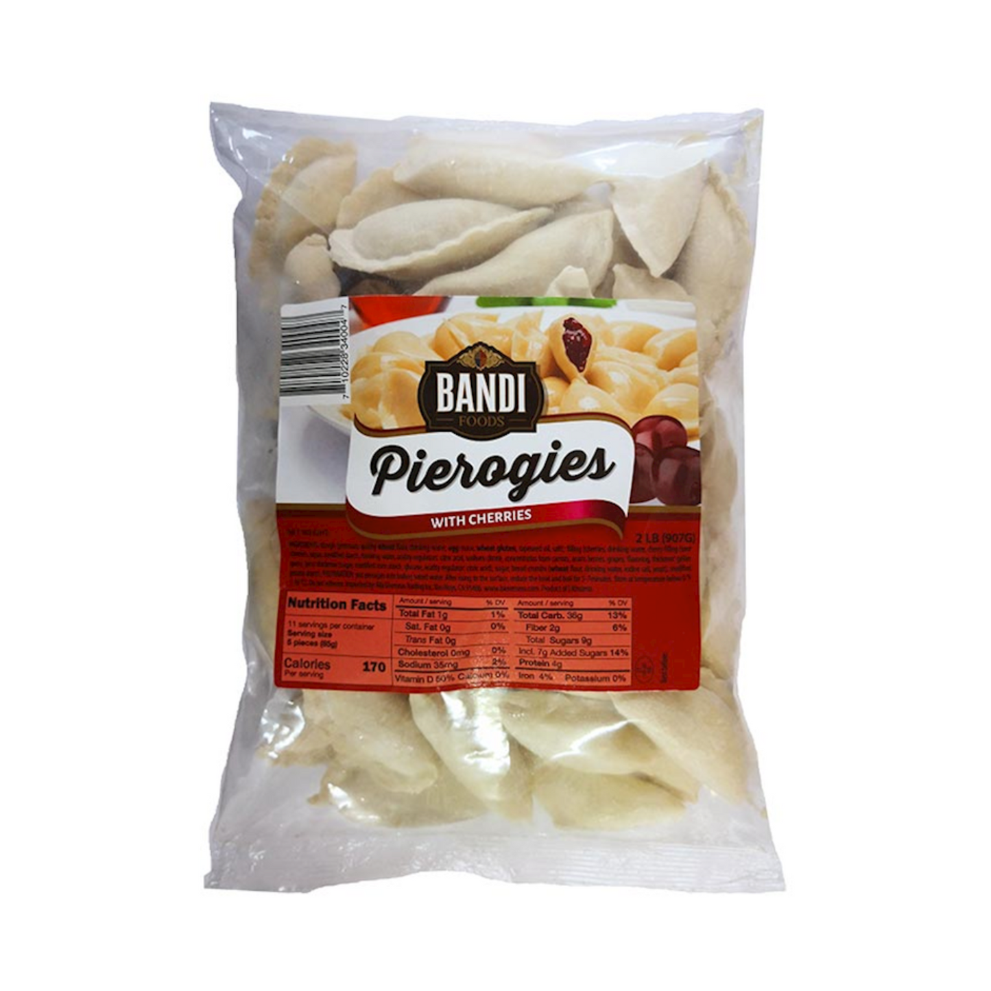 BANDI Pierogies with Cherry, 907g