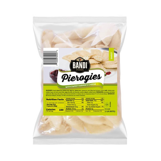 BANDI Pierogies with Sweet Cheese, 907g