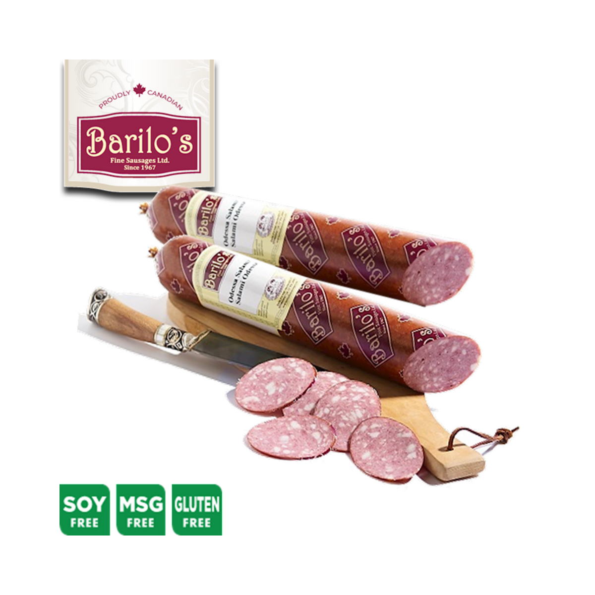 BARILO'S (Pre-Pk) Salami Odessa Brand, by lb