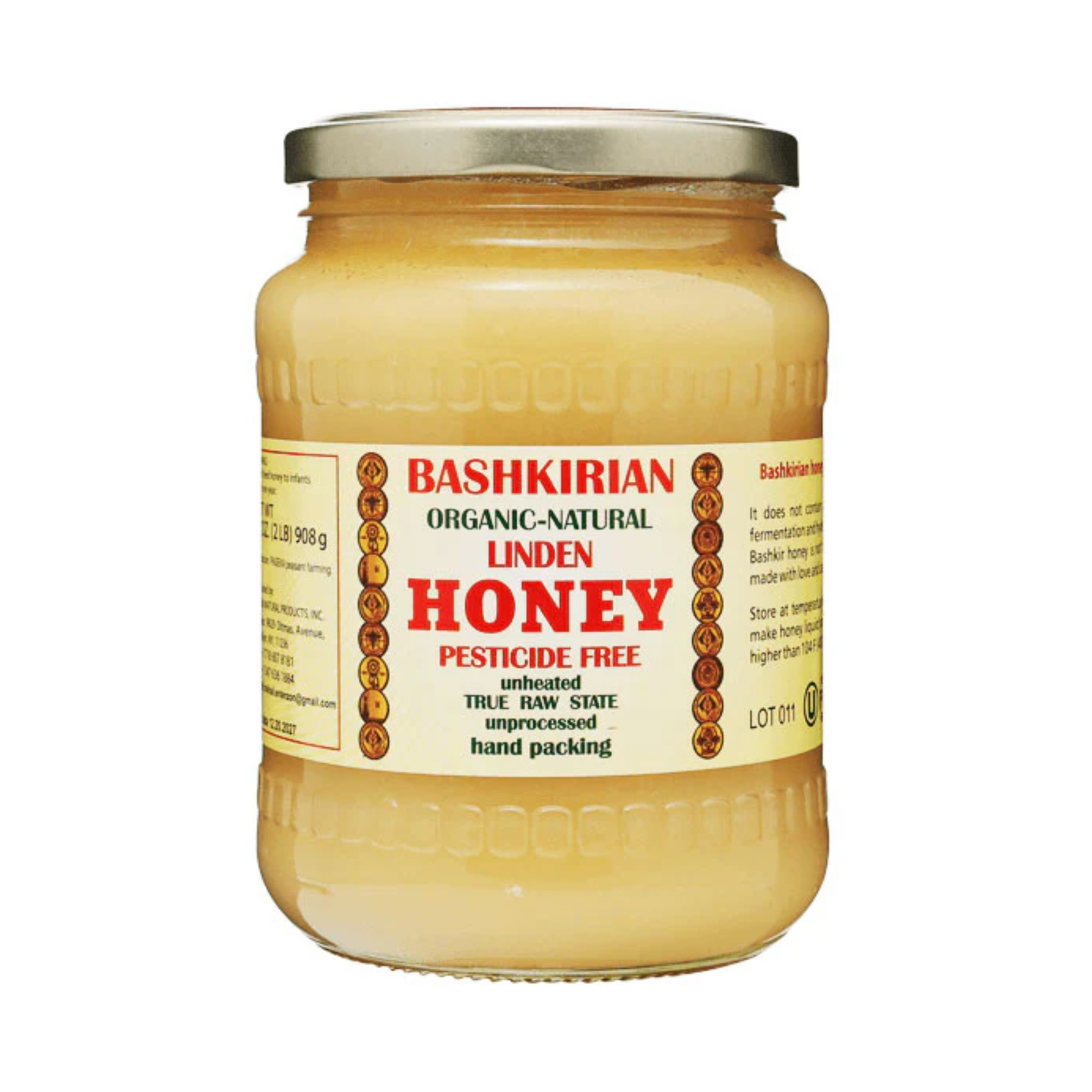 BASHKIRIAN Organic Linden Honey, 908g