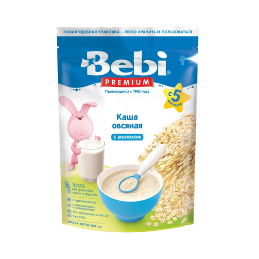 BEBI Oatmeal Flakes with Milk (premium), 200g