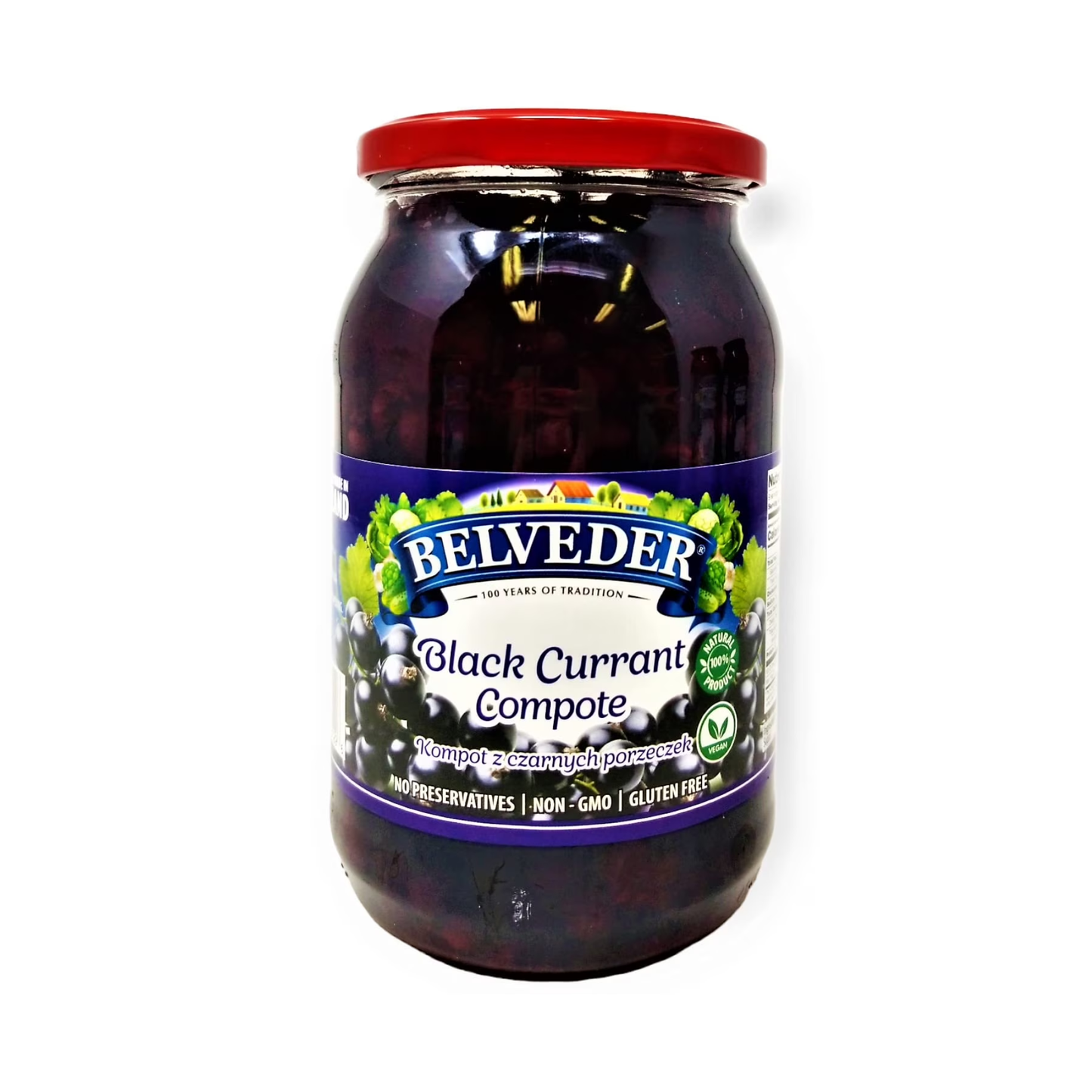 BELVEDER Blackcurrant Compote, 900ml