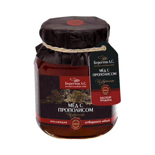 BERESTOV Honey with Propolis, 500g