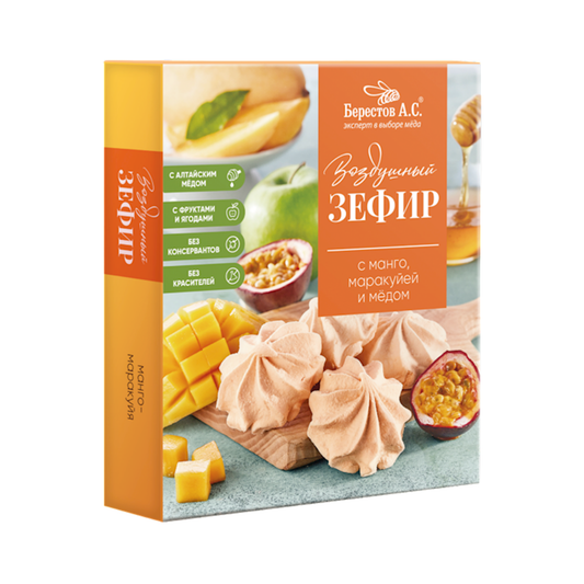 BERESTOV Mango and Passionfruit Zephyr, 155g