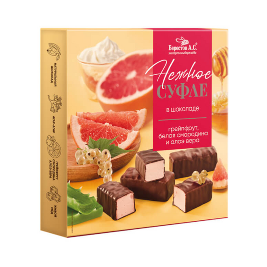 BERESTOV Souffle with Grapefruit, White Currant, and Aloe Vera, 155g