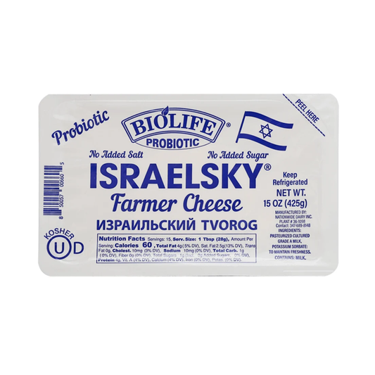 BIOLIFE Israelsky Farmer Cheese, 425g